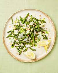 Yotam Ottolenghi S Roast Asparagus Leeks And Beans With Sorrel Salsa Ottolenghi Recipes Yotam Ottolenghi Recipes Summer Recipes