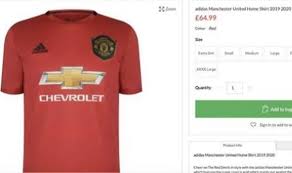 Complete manchester united kit range with professional printing service for all man utd jerseys and great official manchester united club gear for the premier league. Man Utd Kit Leak New Shirt Goes On Sale In Sports Direct Blunder And Fans Hate It Football Sport Express Co Uk