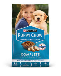 purina puppy chow complete dry puppy food with real chicken rice