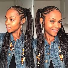 These Beaded Braid Hairstyles Will Leave You Mesmerized Braids With Beads Hair Styles Box Braids Hairstyles For Black Women