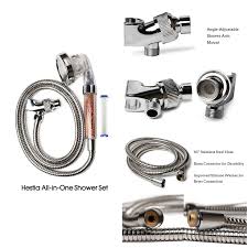 Hestia All In One Shower Set Including Hose And Shower Arm Mount Clamp Shower Head With Hose Shower Arm Shower Set