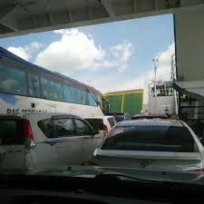 After parked car in ferry. Langkawi Auto Express Tg Lembung