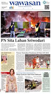 Kunci jawaban buku detik detik kelas 6 2020 matematika hal 115. Wawasan 26 November 2018 By Koran Pagi Wawasan Issuu