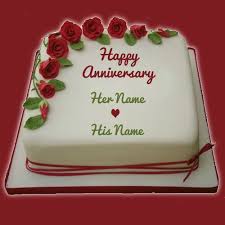 Write Name On Happy Anniversary Cakes Online Free Happy Anniversary Cakes Happy Marriage Anniversary Cake Anniversary Cake Pictures