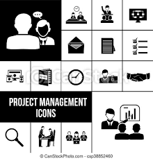 Maybe you would like to learn more about one of these? Project Management Icons Black Set With Business Analysis And Teamwork Symbols Isolated Vector Illustration Canstock