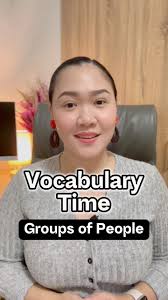 Groups of People 🙋‍♀️ #vocabulary #englishword #esl #people #groups  #learnenglishwithteacheraubrey #reels