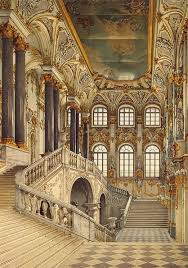 Interiors Of The Winter Palace The Jordan Staircase Konstantin Andreyevich Ukhtomsky Winter Palace Palace Interior Grand Staircase