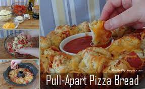 Pull Apart Pizza Bread Recipe Including Healthier And Gluten Free Var Recipe Recipes Food Pull Apart Pizza Bread Recipe