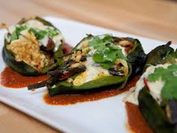 migas filled chile rellenos with pulled