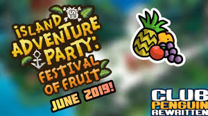 Club penguin rewritten codes are plethora, but we have cherrypicked the ones still available. Island Adventure Party Festival Of Fruit June 2019 New Pin Club Penguin Rewritten Youtube