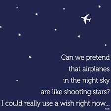Leads somewhere, like heaven's door. Aeroplanes Night Sky Shooting Stars