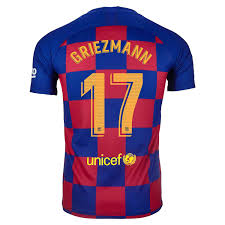 2019 20 nike antoine griezmann barcelona home jersey soccerpro