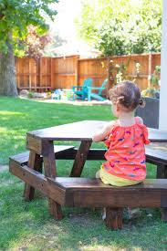 You can do it in a couple of hours and it is a great gift for. How To Make A Modern Kids Picnic Table