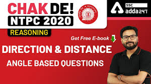 Direction Distance Angle Based Questions Reasoning Rrb Ntpc Reasoning Chak De Ntpc Youtube