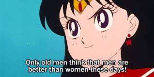 Anime Sailor Moon Feminism Girl Power Sailor Mars Gif For Fun Businesses In Usa
