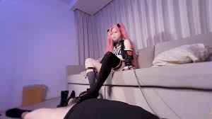 JiJiaoLian 妮可, Zenless Zone Zero, Nicole, 过膝袜, 可爱, Chinese, Femdom, Kinky,  Chain, Foot