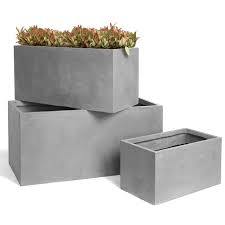 Environ 100 cm x 40 cm x 37,5 cm (largeur x profondeur x hauteur). Jardiniere Rectangulaire Osiris 30 Cdiscount Jardin