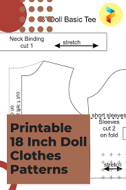 Follow this link to find the free patterns and tutorials provided by chellywood.com: 10 Best Free Printable 18 Inch Doll Clothes Patterns Printablee Com