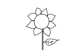 Their bright yellow colors always look amazing against a bright blue sky. How To Draw A Sunflower Step By Step Tutorial With Pictures