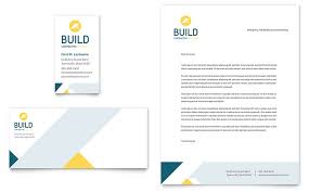 Now you have twice as much room to show colleagues and clients what you're all about. Contractor Business Card Letterhead Template Word Publisher