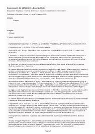 La maggior parte dei giudizi in materia è costituita da opposizioni avverso sanzioni amministrative, irrogate dalla banca d'italia nei confronti di chi svolge funzioni di amministrazione, direzione o controllo di banche o intermediari finanziari o dei loro dipendenti, responsabili di violazioni della disciplina di vigilanza. 2