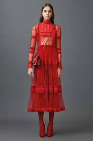 Valentino Resort 2017 Fashion Show Fashion Red Fashion Upcoming Fashion Trends