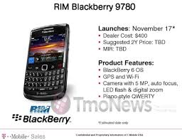 See more of blackberry bold 9780 on facebook. Blackberry Bold 9780 Expected To Hit T Mobile Usa In Late Nov Cio