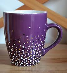 A Few Porcelain Paint Pens Add A Bunch Of Interest To A Plain Mug Ceramic Painting Pottery Mugs