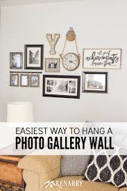 Keeping your picture level and hanging it at the right height can if you're hanging multiple pictures on the wall, try arranging them in a collage so they are randomly spaced out. Easy Idea To Make A Family Photo Gallery Wall Ideas For The Home