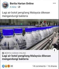 In view of the detection, the import of all bottled drinking and mineral water from malee mineral water sdn. Pengilang Mineral Malaysia Di Haramkan Singapura Carigold Forum