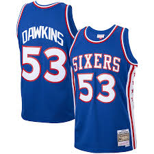 Testing the youtube live stream feature and am designing a custom sixers jersey. Men S Mitchell Ness Darryl Dawkins Royal Philadelphia 76ers 1976 77 Hardwood Classics Swingman Player Jersey