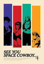 Cowboy Bebop Poster Print Limited Edition Nft In 2021 Cowboy Bebop Wallpapers Cowboy Bebop Anime Cowboy Bebop