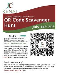 They are great for parties and summer vacations. Qr Code Scavenger Hunt Kenai Alaska