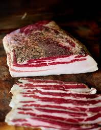 Coat entire pork belly with the cure and place in a large resealable plastic bag. The Best Homemade Bacon Period A Simple Recipe And Good Quality Pork Is All You Need A Month In A Curing Bacon Smoked Food Recipes Homemade Sausage Recipes
