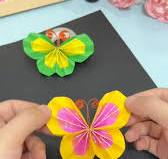 Creative Colored Paper Butterfly Craft Tutorial