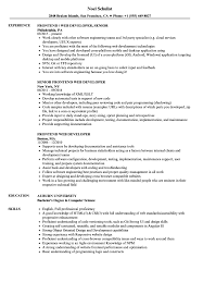 See our sample web developer cover letter. Frontend Web Developer Resume Samples Velvet Jobs