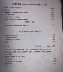 The middle of nowhere diner exeter what people say: Middle Of Nowhere Menu In Venango Nebraska Usa