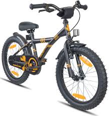 Biciclette molto valide con un buon rapporto qualità/prezzo e adatte alle esigenze dei 6enni le trovate. 139 00 Prometheus Bicicletta Per Bambini E Bambine Dai 6 Anni Nei Colori Nero Opaco E Arancione Da 18 Pollici Con Freno A V In Bikewebshop It