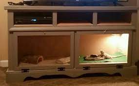 Our Diy Reptile Enclosure From An Old Dresser Diy Reptile Reptile Enclosure Bearded Dragon Terrarium Diy