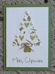 Any time is a good time to stop and smell the roses. Home Made Christmas Card I Like The Idea Of The Heart Shapes Coming Together To Make Thi Christmas Cards Handmade Homemade Christmas Cards Diy Christmas Cards
