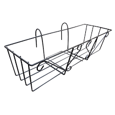 Modern, traditional, eclectic, rustic, glam, farmhouse, country 1 Pc Railing Balcony Deck Hanging Planter Container Flower Pot Holder Box Stand Rack Bracket Shelf For Patio Buy At The Price Of 36 34 In Aliexpress Com Imall Com