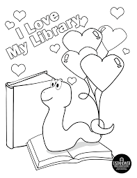 Dogs love to chew on bones, run and fetch balls, and find more time to play! Valentine S Day Coloring Page Eisenhower Public Library