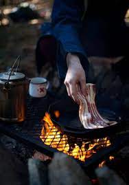 Pin By Julia Palmer On Pitched Staked Camping Meals Camp Cooking Campfire