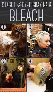 You have to fill in the missing pigments in bleach blonde hair since the red tones have been removed. Here Is Every Little Detail On How To Dye Your Hair Gray