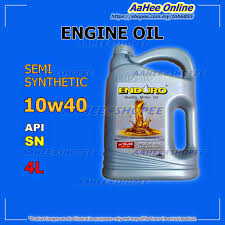 It is compatible with diesel engines fitted with egr and the latest exhaust after treatment systems such as; Buy Enduro 10w40 4l Semi Synthetic Engine Oil Minyak Hitam 10w 40 Seetracker Malaysia