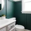 The options are endless for green colors in the bathroom: 3