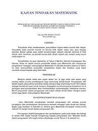 Fokus kajian kajian tindakan ini befokus kepada aktiviti pengayaan (enrichment activity) di dalam kelas matematik. Kajian Tindakan Matematik Tahun 4 2018