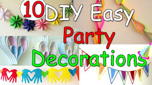 However, that doesn't mean they have to be super expensive. 10 Diy Easy Party Decorations Ideas Ana Diy Crafts Youtube