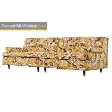 My first attempt at working on furniture. Settee Sofa Set Original Psychedelic Print Fabric