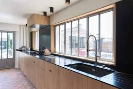 See more ideas about black countertops, black kitchens, countertop backsplash. 50 Kitchens With Black Granite Countertop Surfaces Photos Home Stratosphere
